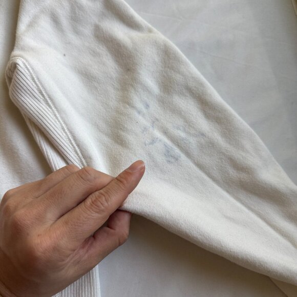 Express Quarter zip Hoodie Large white $98 - Picture 3 of 4